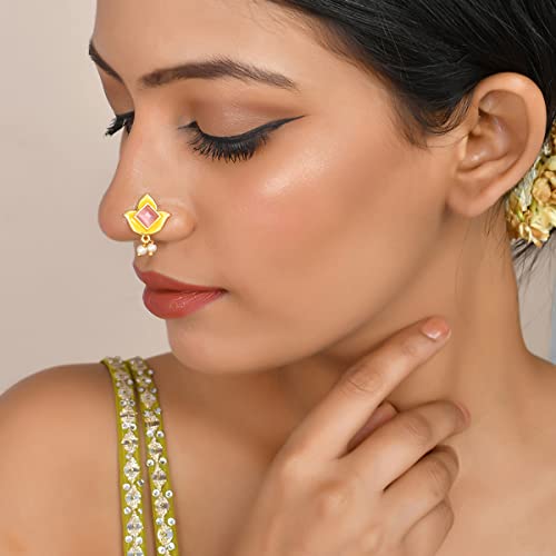 Lotus Plated Nose Ring - Forever More