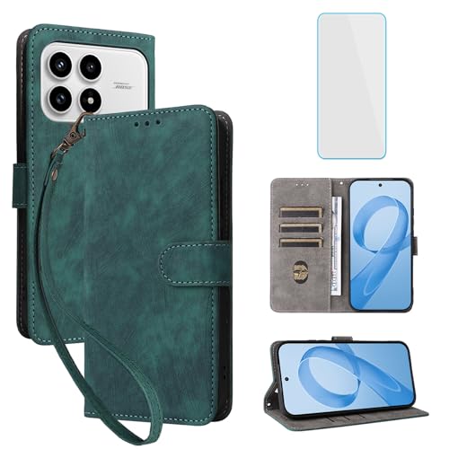 Coque Xiaomi Poco F8 Pro 5G portefeuille en cuir pour visionnage vidéo mains libres