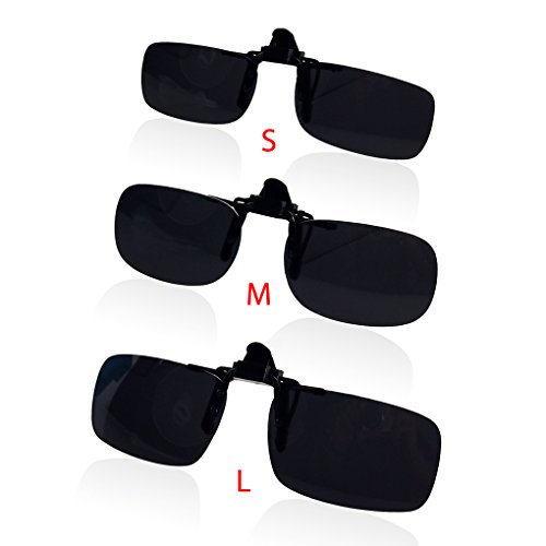 QHGstore Occhiali Polarized Clip On flip up