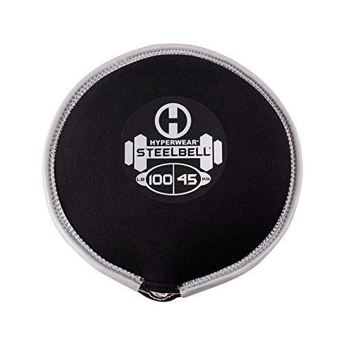 HYPERWEAR SteelBell 45 kg | Stahl Shotgefülltes Neopren Gewicht Cover