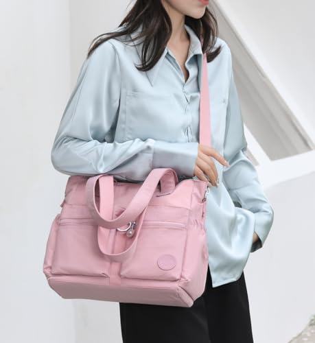 Image of Tote Bag for Women Nylon Purse and Handbags Tote Purse Crossbody Bag Messenger Bag