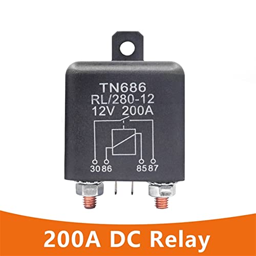 Relais de démarrage courant élevé 100A 12V interrupteur alimentation principal 4PIN