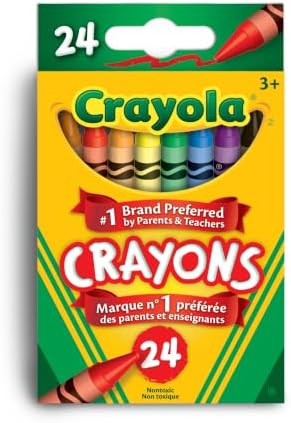 Crayola Crayons for Kids (2 Boxes), 24 Colours, Classroom Must Haves, Teacher School Supplies Essentials, Bulk Crayons for Toddlers - 1