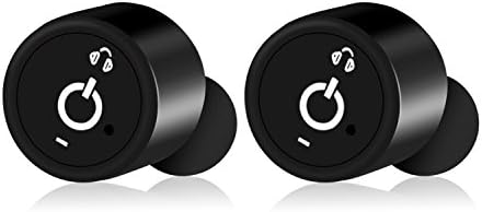 Bluetooth Earbuds Wireless Headsets Mini Earphones Stereo In-ear Invisible Sport Headphones Training Sweatproof V4.2 + CSR Noise Canceling for iPhone8 7 7S 6 6S Plus Galaxy S5 S6 and Android