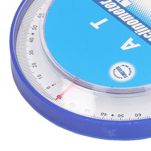 Inclinómetro plástico con base magnética para medir ángulos miniatura 7