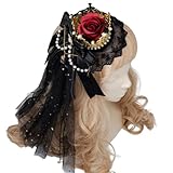 ミニハット ヘッドドレス 王冠 ヘア ピン ゴスロリ ゴシック コスプレ クラウン 帽子 髪飾り 黒