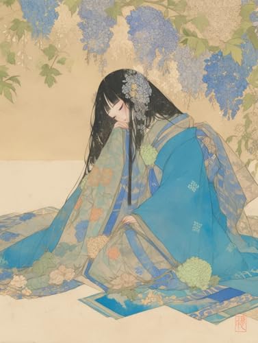 Broderie diamant fille en kimono, le kit créatif à offrir pour les passionnés