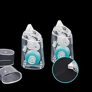 Glue Roller Double Sided Adhesive Runner Tape Dots Roller Applicator Scrapbook Glue Runner Tape Pen Dispenser for Office Home School DIY Archival Scrap Photo Album Journal 5mmx5m