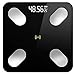 UYZ Professionelle Smart Home Badezimmerwaage Bildschirmgewicht Waage Analyse der Körperzusammensetzung Gesundheitsskala langlebig (Farbe: Schwarz)