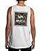 RVCA Men's Graphic Sleeveless Tank Top, 100% Cotton Shirt for a Comfortable Fit, Features Tagless Back Label