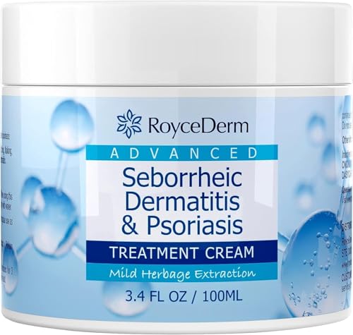 RoyceDerm Neurodermitis Psoriasis Schuppenflechte Creme: Neurodermitis Psoriasis Creme - Schuppenflechte Salbe - Seborrhoisches Dermatitis Kopfhaut Cream - 100 ml