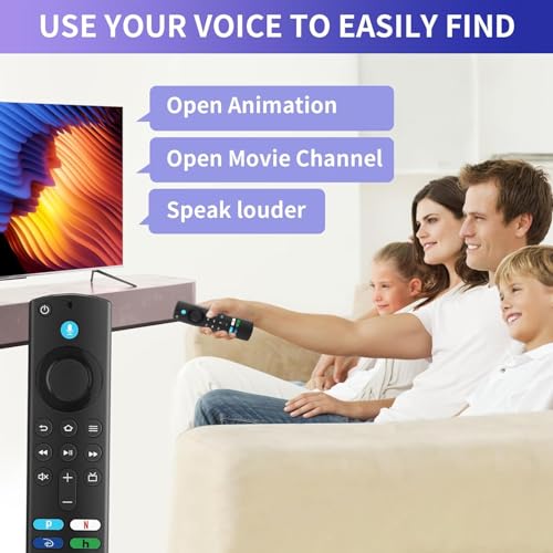 Image of L5B83G (FourthGen) Replacement Voice Remote Fit for AMZ SmartTV Cube (1stGen, 2ndGen), for AMZ SmartTVStick (4K, 4K Max, Lite), Fit for SmartTVStick