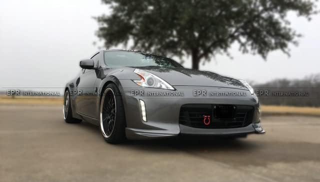 EPR for 370Z Z34 Kouki Late Model JDM 2012 Onwards Front Bumper Lip Under Splitter 3Pcs (Facelift) Partial Carbon