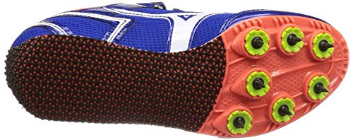[ミズノ] 陸上スパイク シティウスウィング 2 ブルー×ホワイト×オレンジ 22.0 cm 2E 4枚目