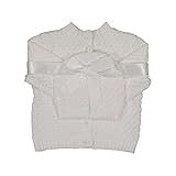 Baby Dove Newborn Popcorn Knit Cardigan & Beanie Gift Set A Perfect Baby Sweater & Hat Outfit White