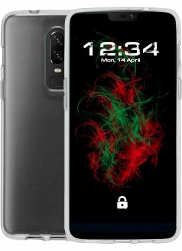 Movilear Funda Carcasa Gel Transparente para OnePlus 6 4G, Ultra Fina 0,33mm, Silicona TPU de Alta Resistencia y Flexibilidad FGTR