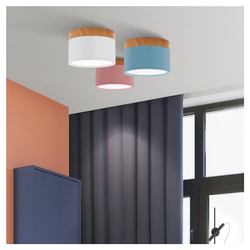 Luz blanca cálida regulable en este foco LED de techo con acabado texturizado 3