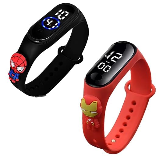 EVOTECH Combo Pack of Digital LED Watch Band for Kids, Boys, Girls