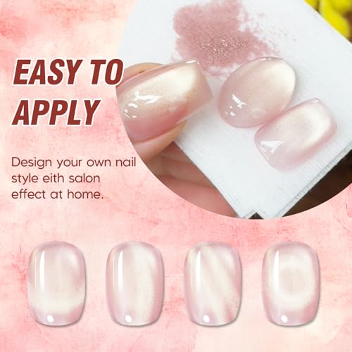 Esmalte de uñas gel holográfico 12ml efecto ojo de gato miniatura 4