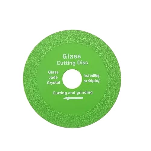 1/2/5個 ガラス切断ディスク 100mm X22.23mm 超薄型鋸刃 ダイヤモンド翡翠 ワインボトル セラミック研磨 アングルグラインダーマシン(5PC)