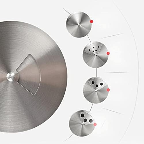 Seasoning Jars, Stainless Steel Spice Jars Seasoning Cans Rotate Cover Salt Pepper Shakers Toothpick Condiment Storage Bottle Kitchen Spice Rack