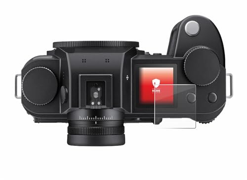 upscreen Screen Protector Film compatible with Leica SL3 (top plate display) - 9H Glass Protection, Extreme Scratch Resistant