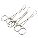 PRECISE CANADA: SET OF 3 BACKHAUS TOWEL CLAMPS 3.5â€ STAINLESS STEEL