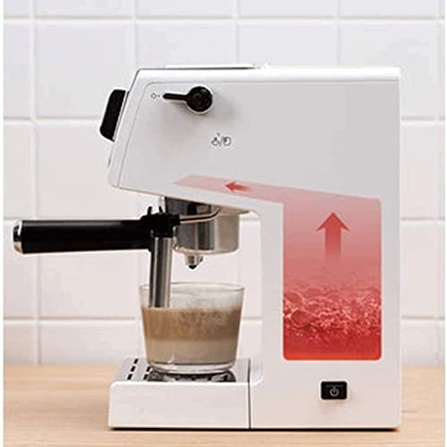 Jrechio Máquina de Espresso Maker de Espresso Compacto de Acero Inoxidable con Leche de café Professional Café for… - Imagen 7