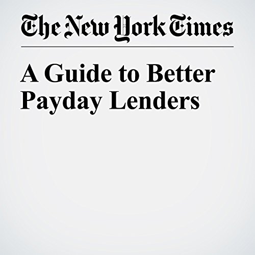 A Guide to Better Payday Lenders cover art