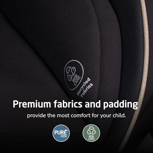 Image of Maxi-Cosi Kani 4-in-1 Infant Kids Convertible Car Seat, Rear-Facing Forward-Facing Carseat, Booster, Slim Fit, Magnetic Buckle, 5-Position Recline, Fits 5-100 lbs, 19-57 in, Caspian Caviar