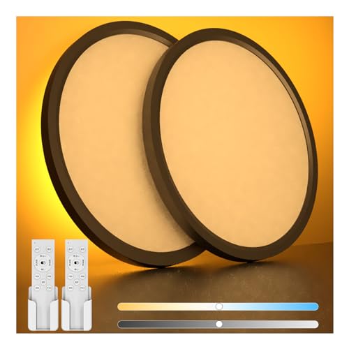 Antree LED�V�[�����O���C�g 2�Z�b�g 6�� 3600lm ������� �V��Ɩ���� �Ԑڌ���铔�t�� �������F �ɔ��^ ���H ���͋C�i�C�g���C�g �d�C �u���� �����R���t������ 6�`8�� Ceiling Light �Q��/���r���O/�L�b�`���K�p 