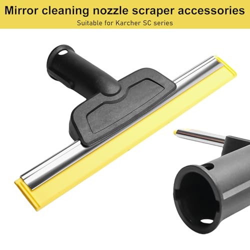 Fensterdüse für Kärcher Dampfreiniger: Zubehör für Dampfreiniger, Streifenfreie Reinigung von Glas, Fenstern und Spiegeln, Fensterdüse Kompatibel mit Dampfreiniger SC1, SC2, SC3, SC4, SC5, SC7