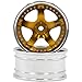 2pcs RC 1/10 Aluminum On Road Wheel Rims Hex 12mm Adjustable Offset Silver/Gold Color Fit for 1:10 RC On Road Drift Touring Street Car Tire Tyre