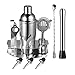 12 Piezas Juego de Coctelera de 750 ml, COLFULINE Juego de Coctelería para Preparar Cócteles de Acero Inoxidable, Coctelera Profesional, Cocteler Boston