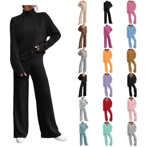 JMMSlmax Women's Two Piece Sweater Set Cover