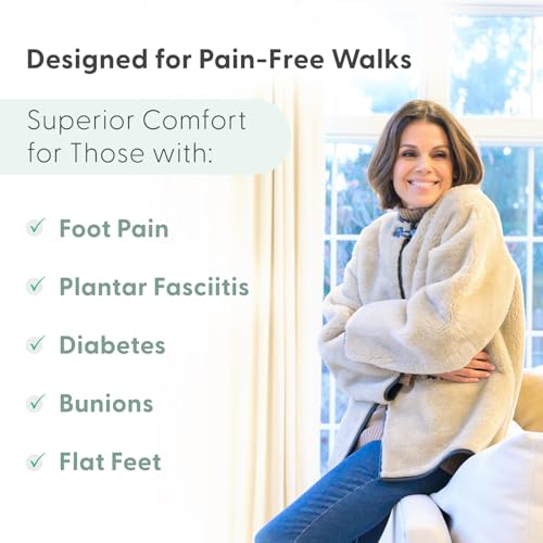 Orthofeet Women's Orthopedic Slippers for Plantar Fasciitis Relief Clara4