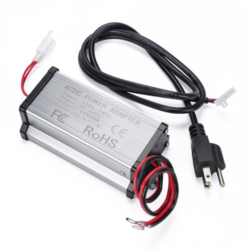 KARTONMOTOR 110V to 12V Power Converter 300W 25A AC to DC Transformer Adapter for 5KW 8KW All-in-One Diesel Air Heater, RV Indoor Home Parking Heater Accessories