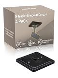 LEONLITE 4-Pack H Track Monopoint Canopy, ETL Listed, Black