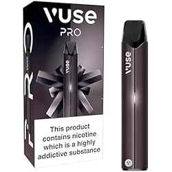 Vuse Pro Vape Kit with Creamy Tobacco Pods - Slim, Rechargeable,  Splash-Resistant Design, Fast Charging, Black (2 Pods Included) :  Amazon.co.uk