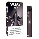 Vuse Pro Vape Kit, Slim Design, Fast Charging, Splash-Resistant, reusable, rechargeable & refillable vape, compatible with Vuse ePod 2 pods (Sold Separately), Black