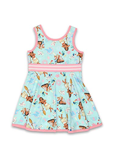 Disney Moana Toddler Girls Fit and Flare Ultra Soft Dress2