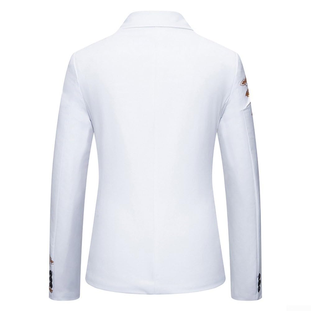 Blazer élégant cachemire floral pour homme, bronzage doré, veste de costume de mariage d'affaires