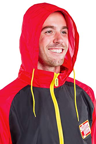 Image of Tipsy Elves Windbreaker Jackets - Retro 80's & 90's Hooded Windbreaker Jacket