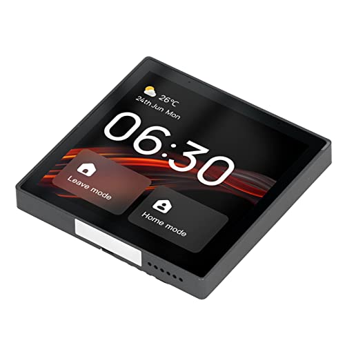 Haofy Panneau de Commutation Intelligent à écran Tactile de 4 Pouces pour, Panneau de Commande de Maison Intelligente à Commande Vocale, adapté aux Maisons Intelligentes, Matériau ABS