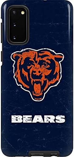 Skinit Pro Phone Case Compatible with Galaxy S20 - Officially Licensed NFL Chicago Bears - Alternate Distressed Design