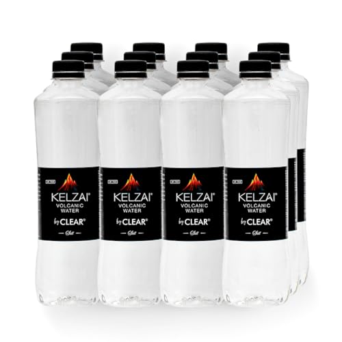 Image of Kelzai Natural Rejuvenator Volcanic Mineral Rich Still Drinking Water 1L - Pack of 12 | Perfect for Party Essentials, Office Use, and Everyday Hydration (PET Bottle)