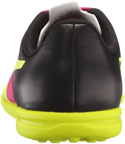 PUMA Unisex-Child Evospeed 5.5 Turf Trainer Soccer Shoe, Pink Glo/Safety Yellow, 2 B US Little Kid | Image 2