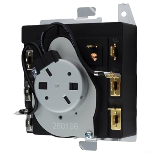 Temporizador de secadora eficiente, optimiza el secado para ropa perfectamente seca, temporizador mecánico para control de secadora