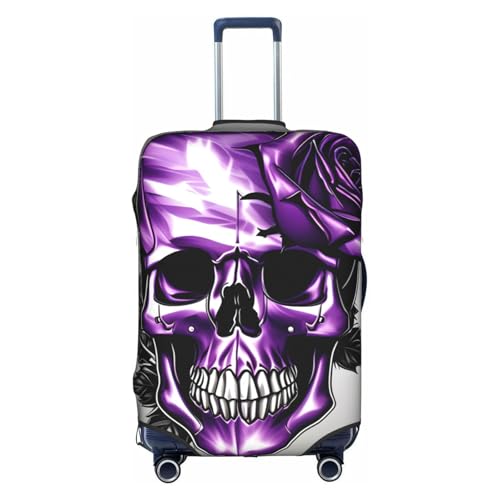Housse de protection valise tête de mort pour vos vacances
