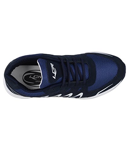 Image of LANCER Navy-White Running Shoes
